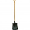 ŁOPATA WĘGLOWA 240*315MM Z TRZONEM DREWNIANYM DŁ.115CM