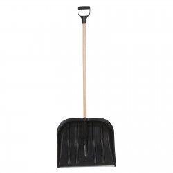 ŁOPATA ŚNIEG.SZ.485MM W.395MM PL.CZ.OKUCIE BL.+T.DREW.+RĄCZK