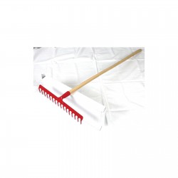 GRABIE OGRODNICZE 16-ZĘBNE NITOWANE Z TRZONKIEM 130CM