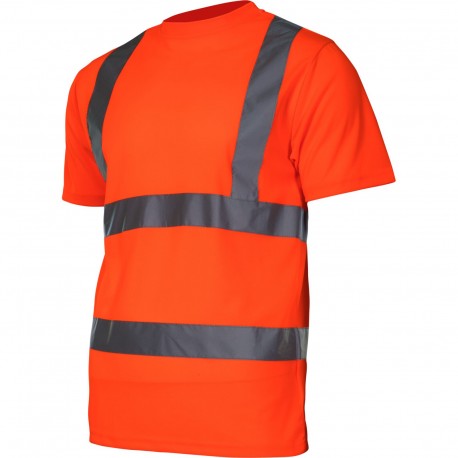 KOSZULKA T-SHIRT OSTRZEGAWCZA, POMARAŃCZ., "M", CE, LAHTI