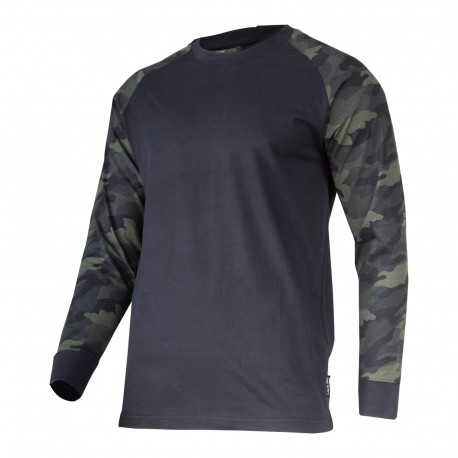 KOSZULKA Z DŁ. RĘKAW. 190G/M2, MORO-CZAR., "2XL", CE,LAHTI