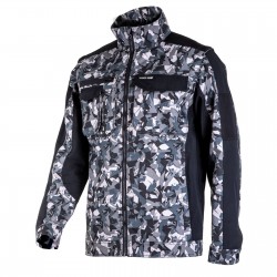 BLUZA Z ODPINANYMI RĘKAWAMI SZARO-CZARNA, "2XL", CE, LAHTI