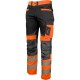 SPODNIE OSTRZEGAWCZE CZARNO-POMARAŃCZOWE, "M", CE, LAHTI
