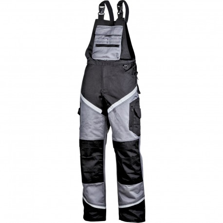 OGRODNICZKI CZARNO-SZARE Z PASAMI ODBLASK., "2XL", CE, LAHTI