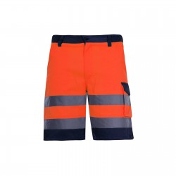 SPODENKI KRÓTKIE OSTRZEGAWCZE POMARAŃCZOWE, "2XL", CE, LAHTI