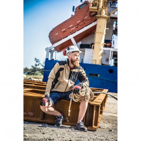 SPODENKI KRÓTKIE JEANS. NIEB. STRETCH ZE WZMOC.,"M",CE,LAHTI