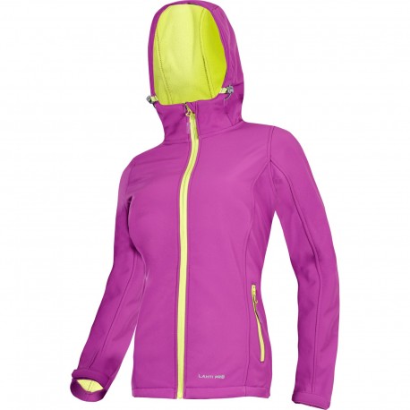 KURTKA SOFTSHELL Z KAPT. FIOL.-ZIEL., DAMSKA,"XL",CE, LAHTI