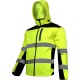 SOFTSHELL OSTRZEG. Z ODPINANYMI RĘK., ŻÓŁTY, "3XL", CE,LAHTI