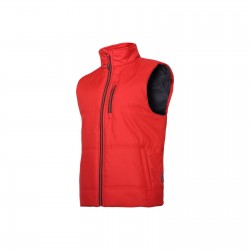 BEZRĘKAWNIK OCIEPLANY CZERWONO-CZARNY, "L", CE, LAHTI