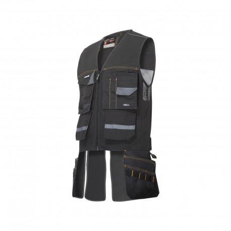 KAMIZELKA MONTERSKA CZARNA, "L", CE, LAHTI