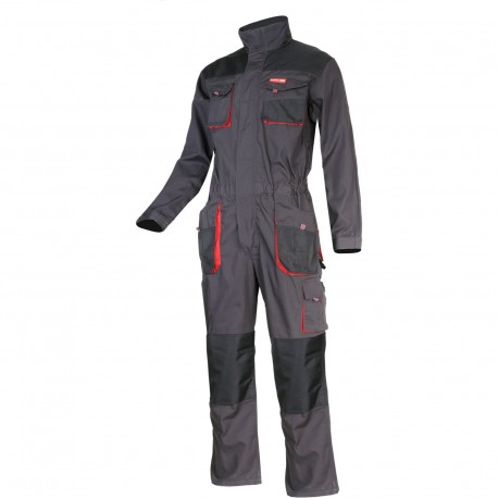 KOMBINEZON GRAFIT.-CZERW., "M (50)", CE, LAHTI