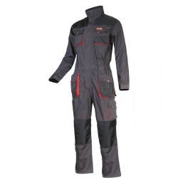 KOMBINEZON GRAFIT.-CZERW., "L (52)", CE, LAHTI