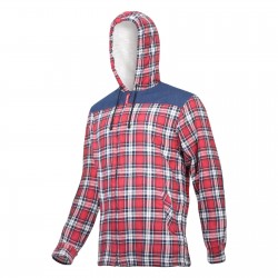 KOSZULA FLANELOWA OCIEP. WZMOC., CZERW-GRAN., "M", CE, LAHTI