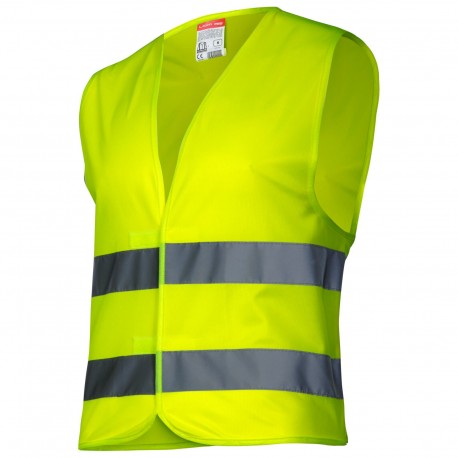 KAMIZELKA OSTRZEGAWCZA ŻÓŁTA, "2XL", CE, LAHTI