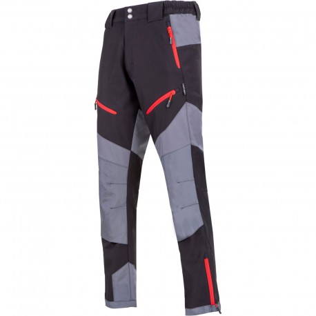 SPODNIE SOFTSHELL CZARNO-SZARE, "M", CE, LAHTI