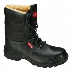 TRZEWIKI OCIEPLANE WYS. SKÓRZANE CZARNE,S3 SRC,"40",CE,LAHTI