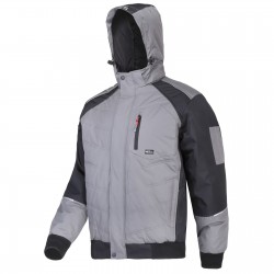 KURTKA OCIEPLANA SZARO-CZARNA, "S", CE, LAHTI