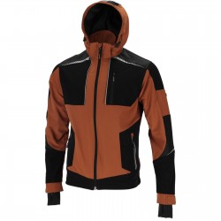 BLUZA STRETCH BRĄZOWO-CZARNA, "M", CE, LAHTI