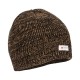 CZAPKA AKRYLOWA Z OCIEPLINĄ THINSULATE BRĄZOWA MELANGE,LAHTI